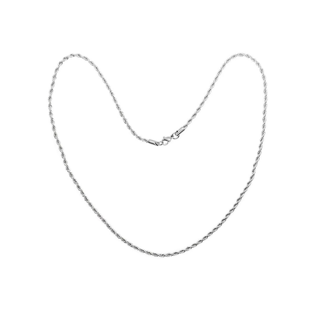 Collar Kit en Acero Inoxidable para Hombre  Collar Torso   55 Cm /Dije Cruz/ AnilloTrama 1 Lineas Color Negro Talla 11