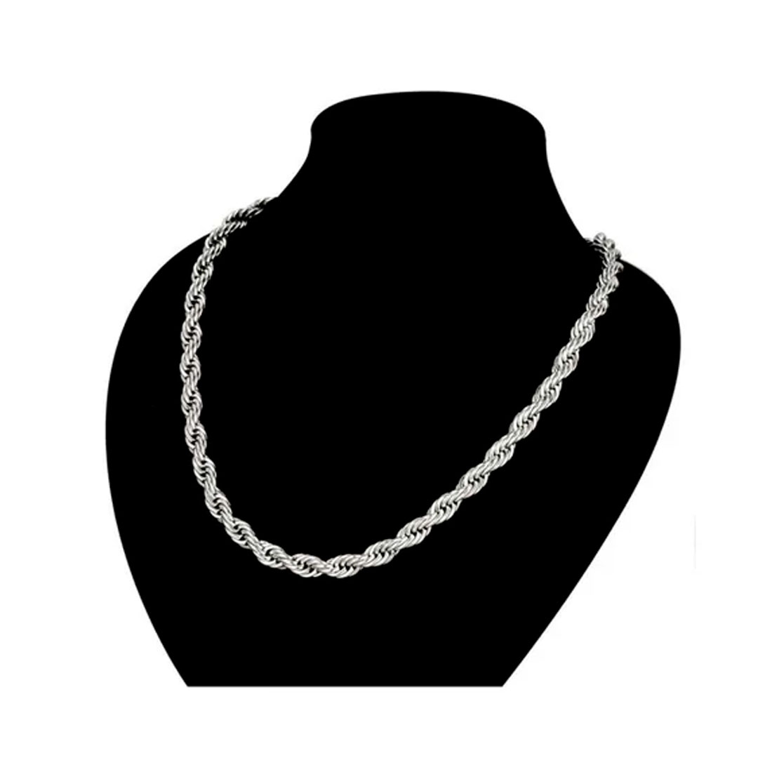 Collar Kit en Acero Inoxidable para Mujer Collar Torso   50 Cm /Dije Corazon/ Arete Rayitos 3Pzas