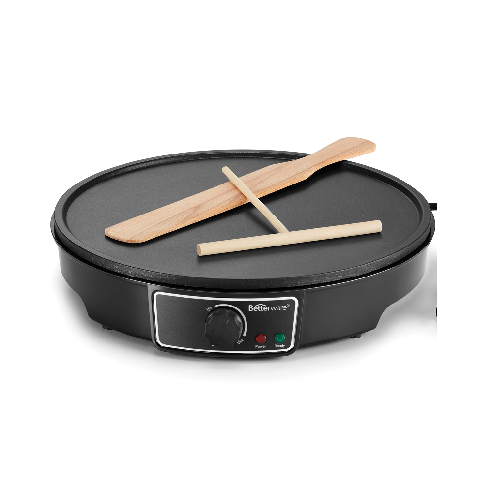 BETTER CREPAS BETTERWARE PLANCHA ELÉCTRICA PARA HACER CREPAS