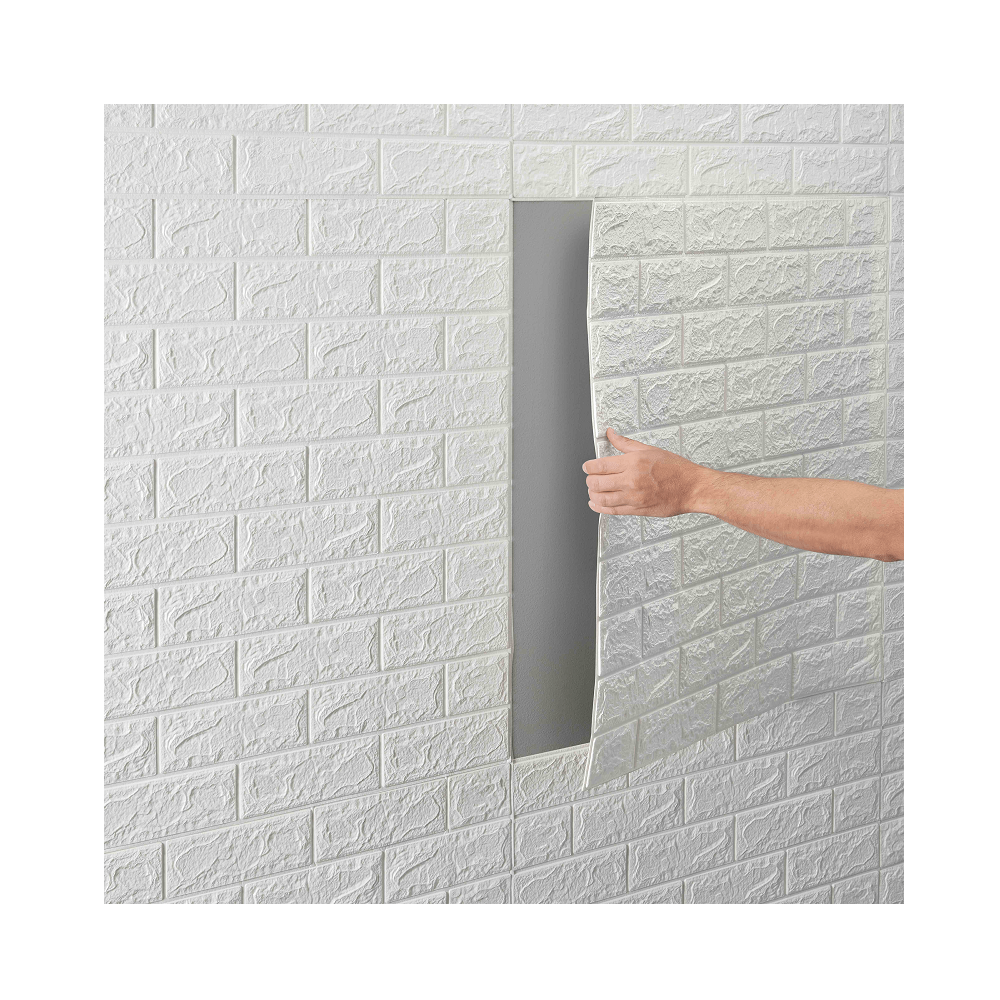 Adherible 3d Block Betterware Papel Tapiz Adherible 3d Tipo Block Blanco