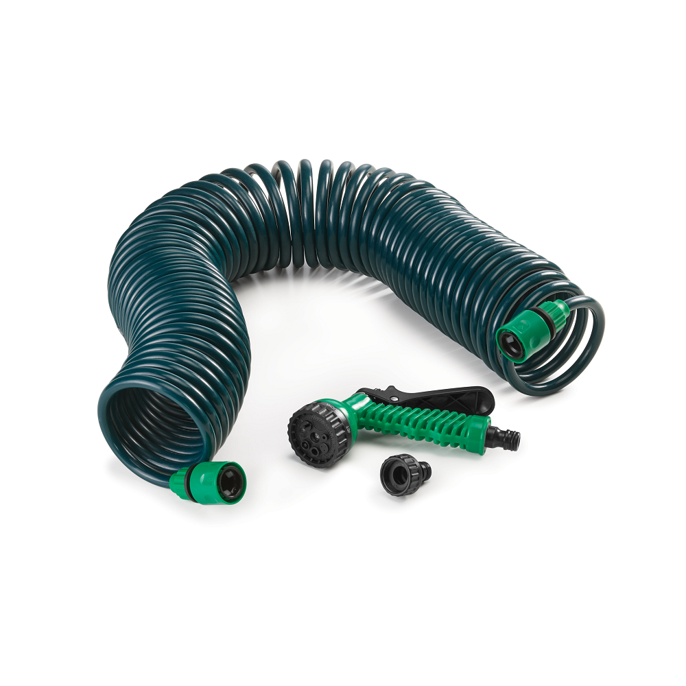Manguera Espiral Betterware Manguera Expandible 9 Metros Con Pistola Rociadora