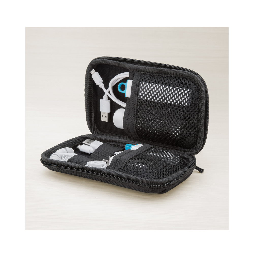 Porta Cables Black Betterware Estuche Organizador de Cables