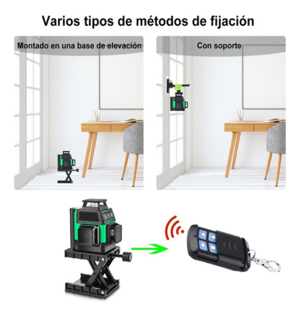 Nivel Láser 3d 12 Líneas Luz Verde
