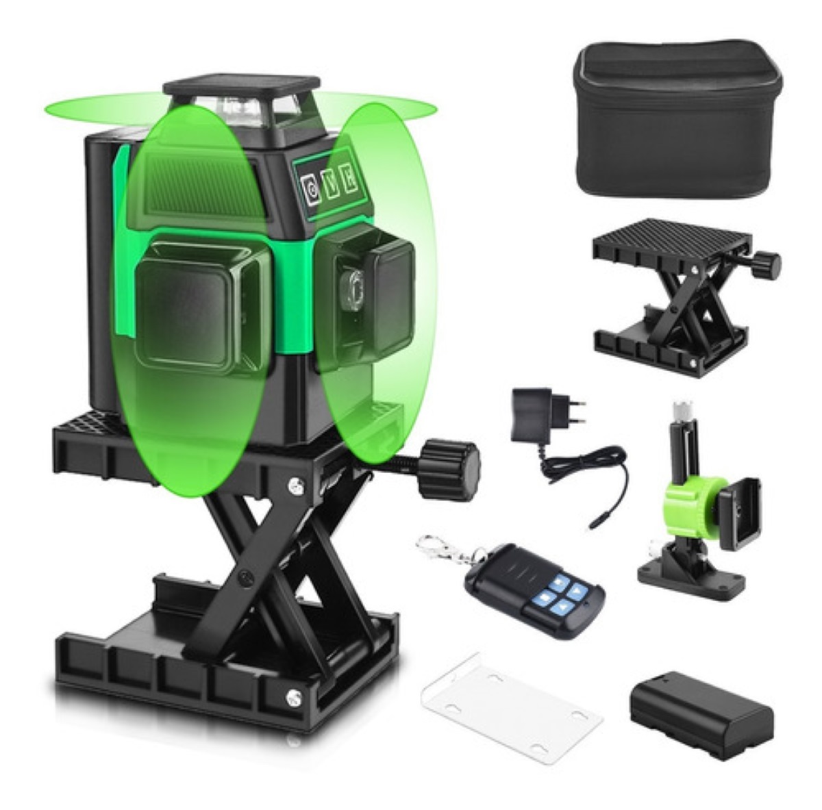 Nivel Láser 3d 12 Líneas Luz Verde