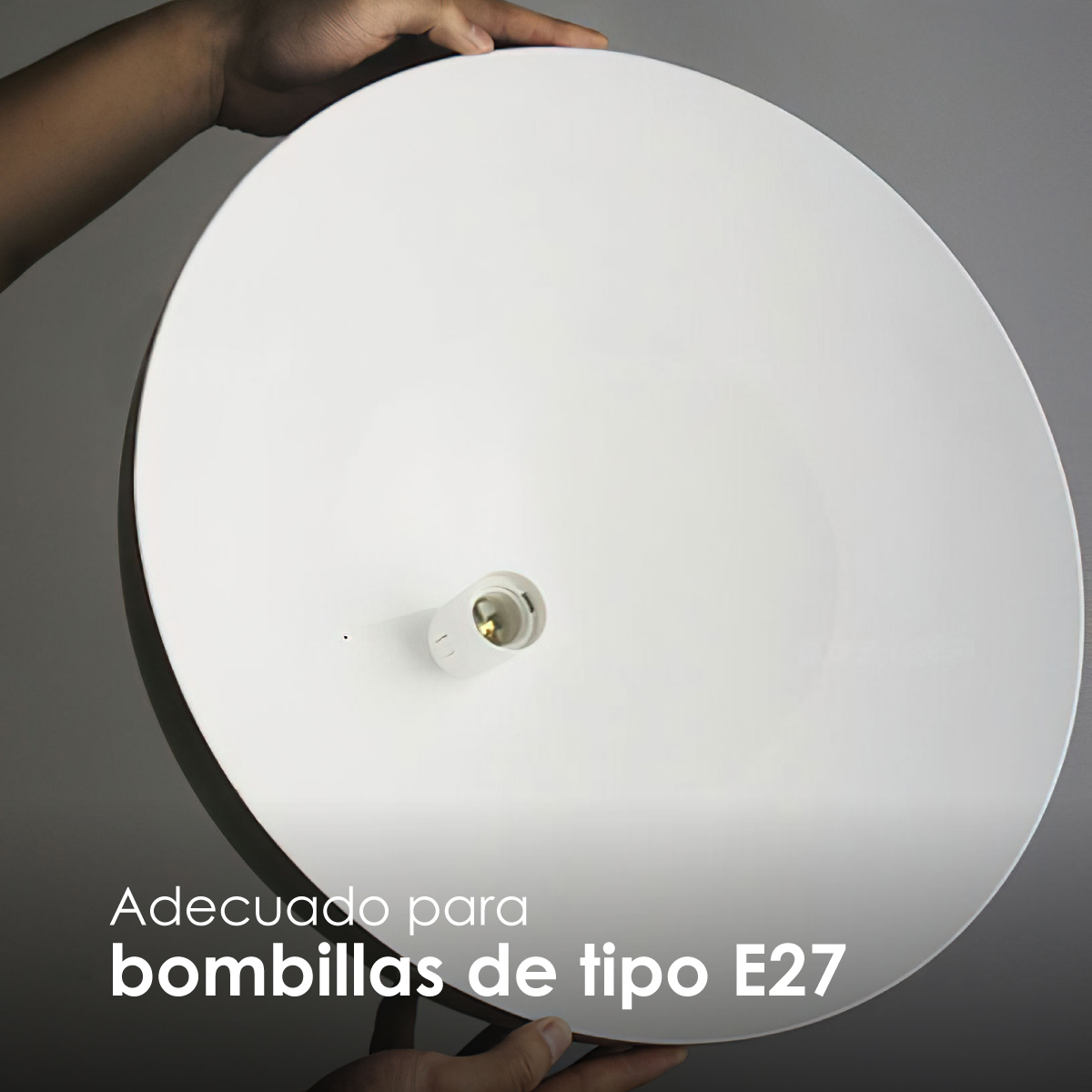 Ilios Innova Lampara de techo colgante decorativo estilo nórdico retro fabricada en hierro 36 cm de diámetro para habitación o sala de estar