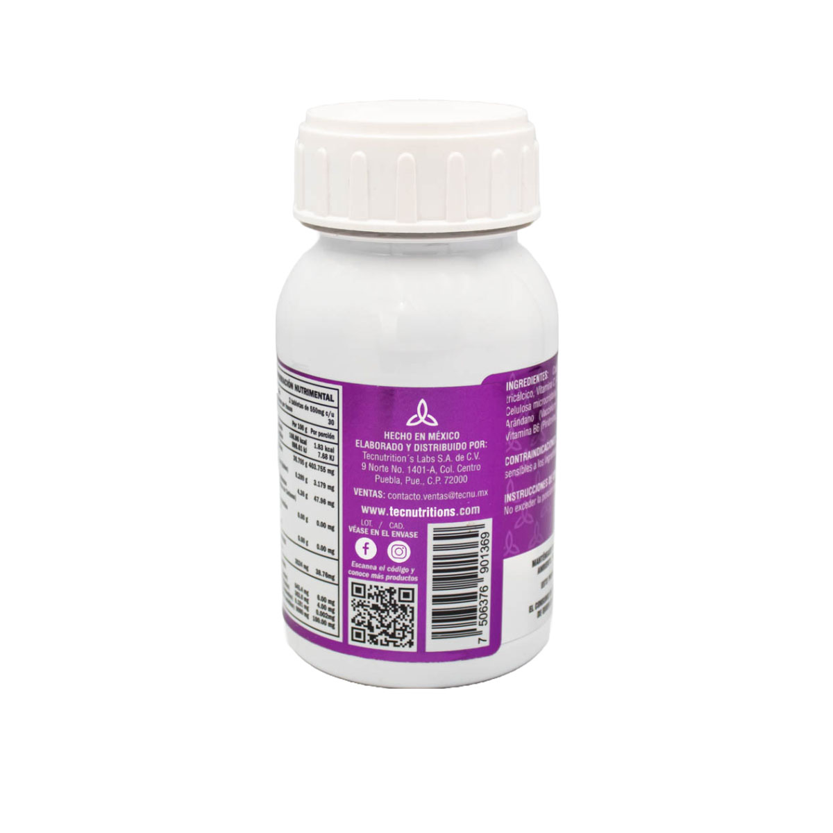 Suplemento Alimenticio con colágeno hirdrolizado, vitaminas, minerales y antioxidantes, Mix Colágeno y Antioxidantes, 60 tabl