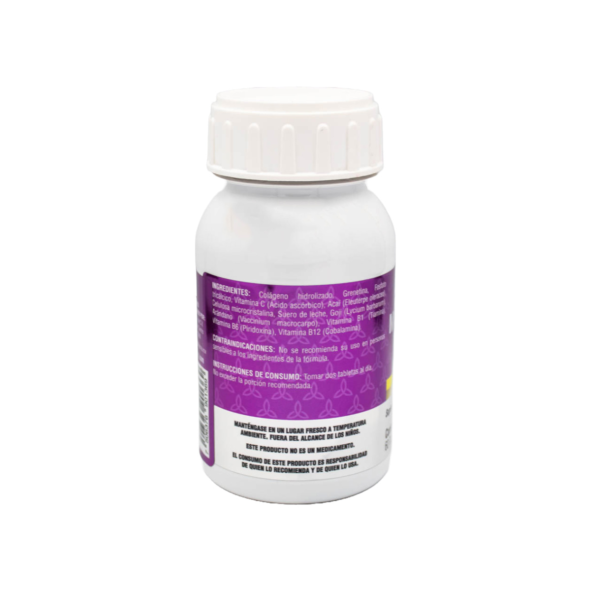 Suplemento Alimenticio con colágeno hirdrolizado, vitaminas, minerales y antioxidantes, Mix Colágeno y Antioxidantes, 60 tabl