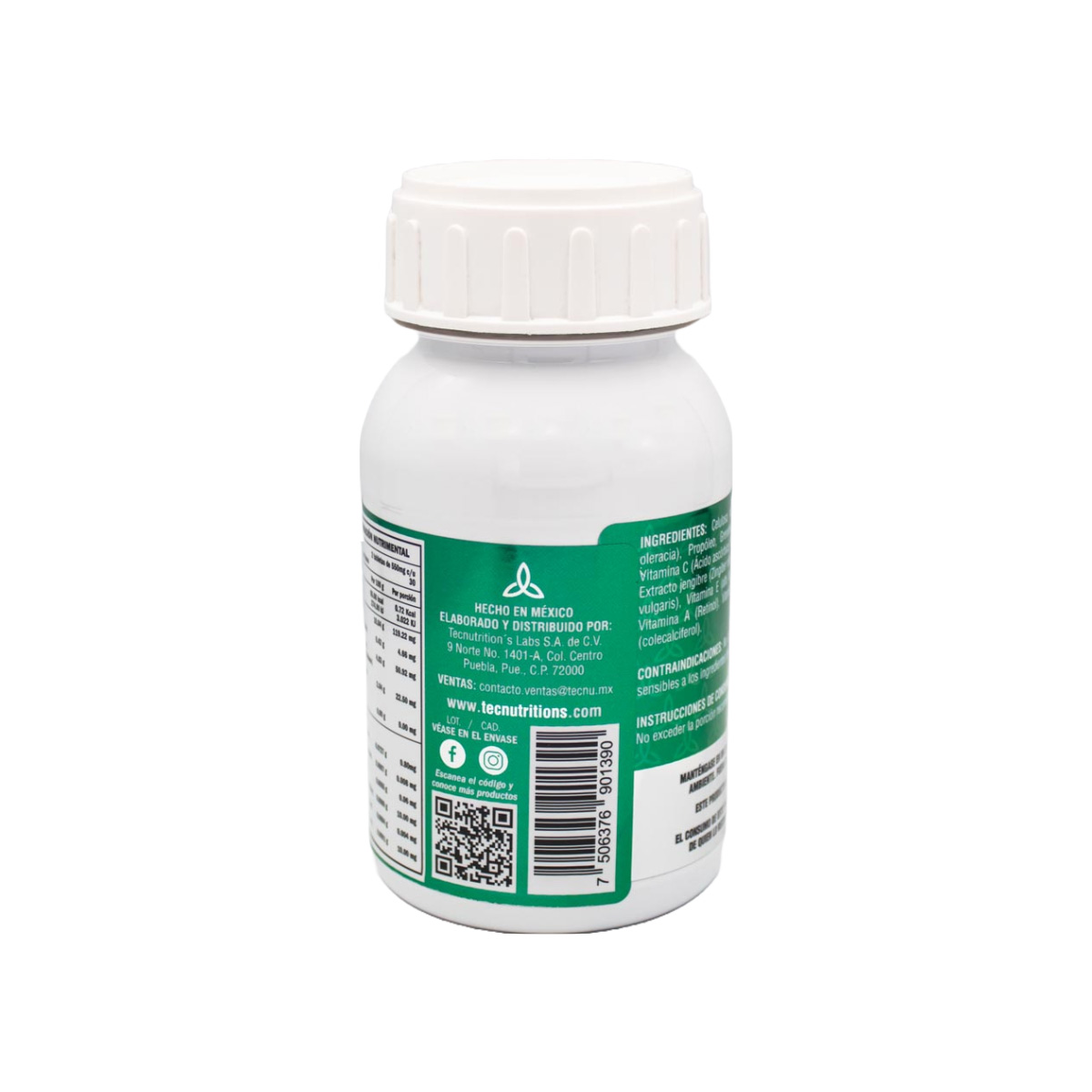 Suplemento alimenticio con antioxidantes, vitaminas y minerales, Escudo, 60 tabl