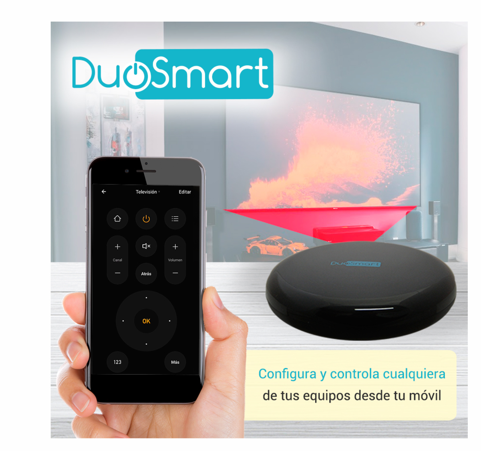MODULO INFRARROJOR WIFI CONTROLA EQUIPOS QUE USEN CONTROL REMOTO INFRARROJO CON FUNCION DE APRENDIZAJE DE CODIGOS APP