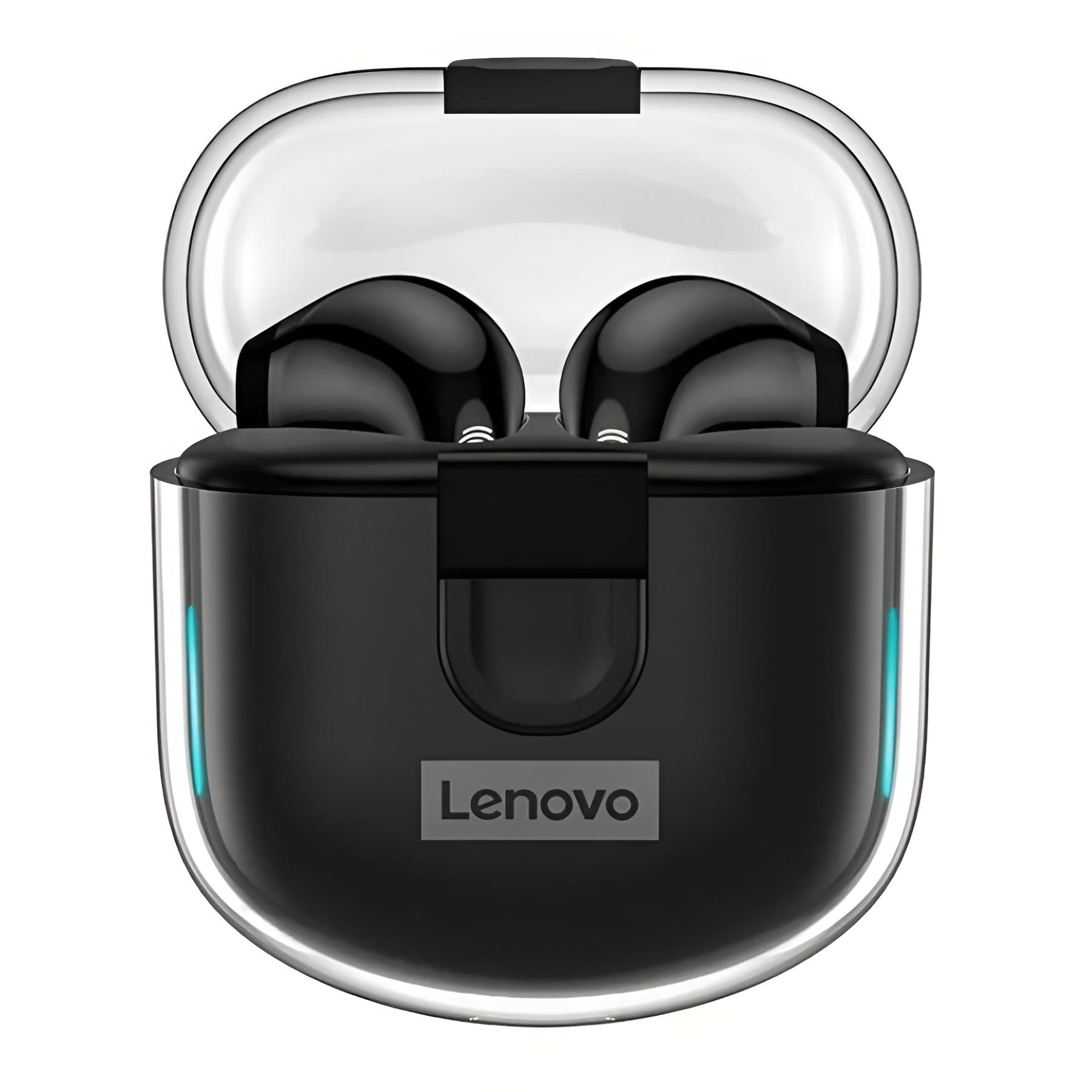 Lenovo Go Wireless ANC Auriculares Inalámbricos con Cancelación de Ruido  Negros