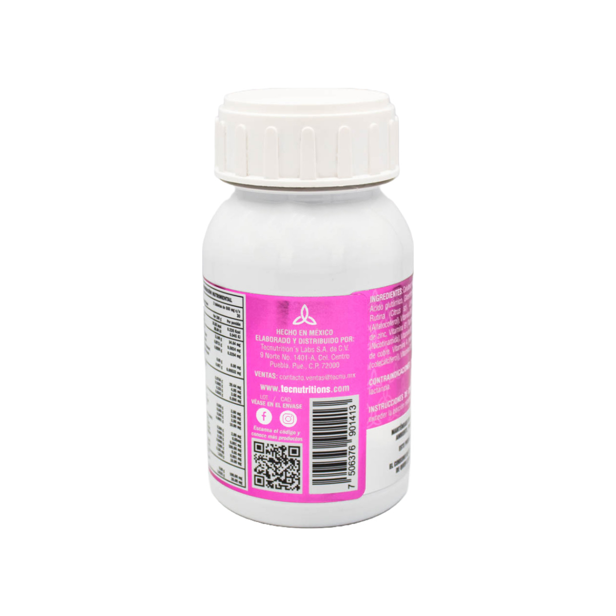 Suplemento alimenticio multivitaminico con aminoácidos, antioxidantes y proteína, W-Vitamix, 60 tabl