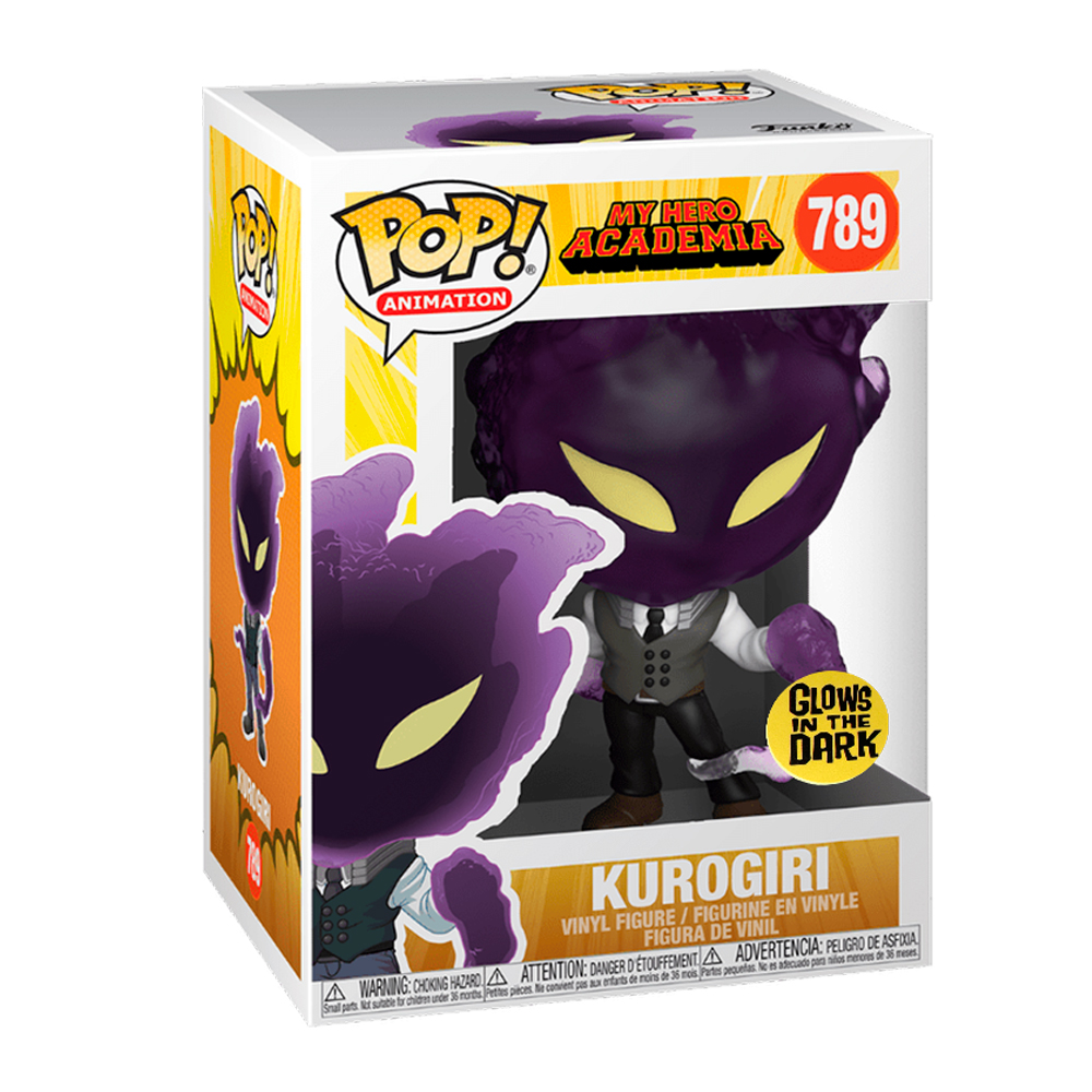 Funko Pop Kurogiri #789 Anime My Hero Academia Edicion Especial Glow Original