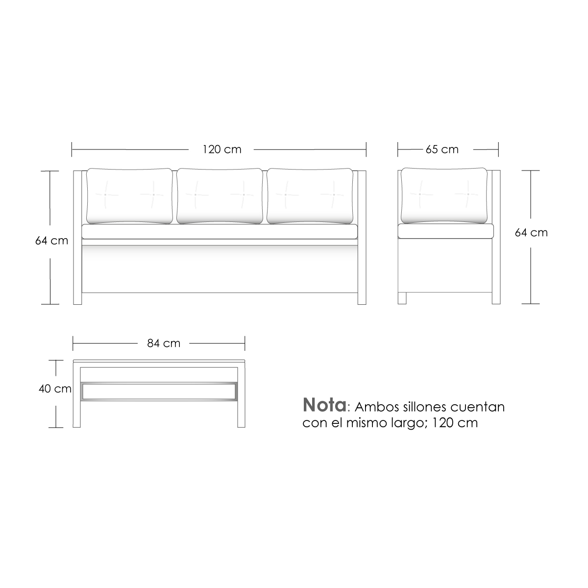 Juego De Sala Para Jardin Esquinera De Mimbre Exteriores