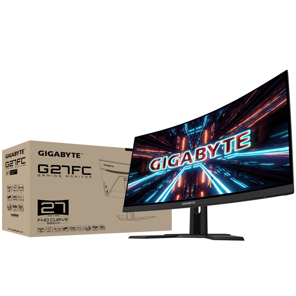 Monitor Gamer Curvo Gigabyte G27FC-A Led 27 Fhd 165hz 1ms