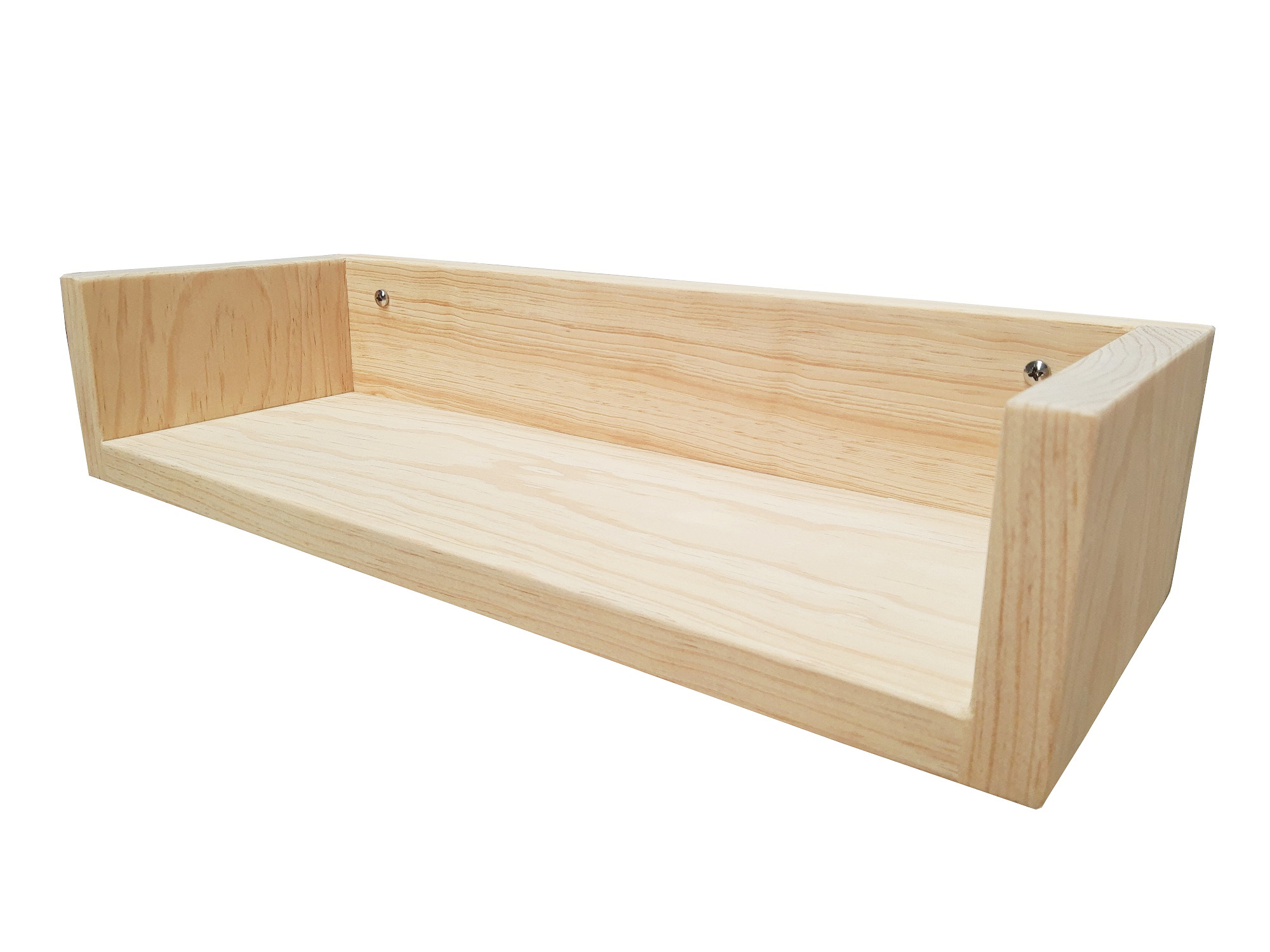 Repisa Abierta 40 cm Madera De Pino Sin Pintar.