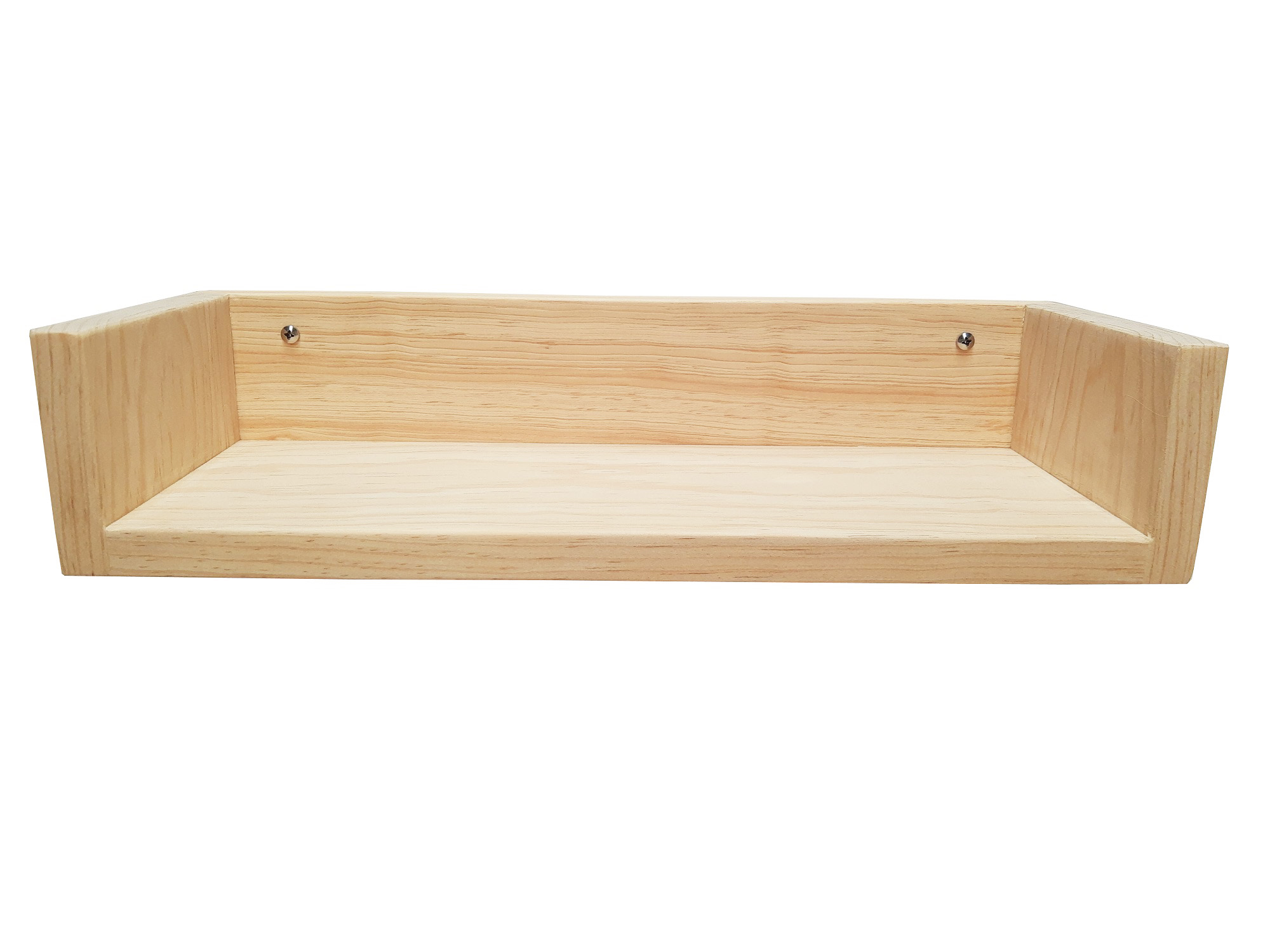 Repisa Abierta 40 cm Madera De Pino Sin Pintar.