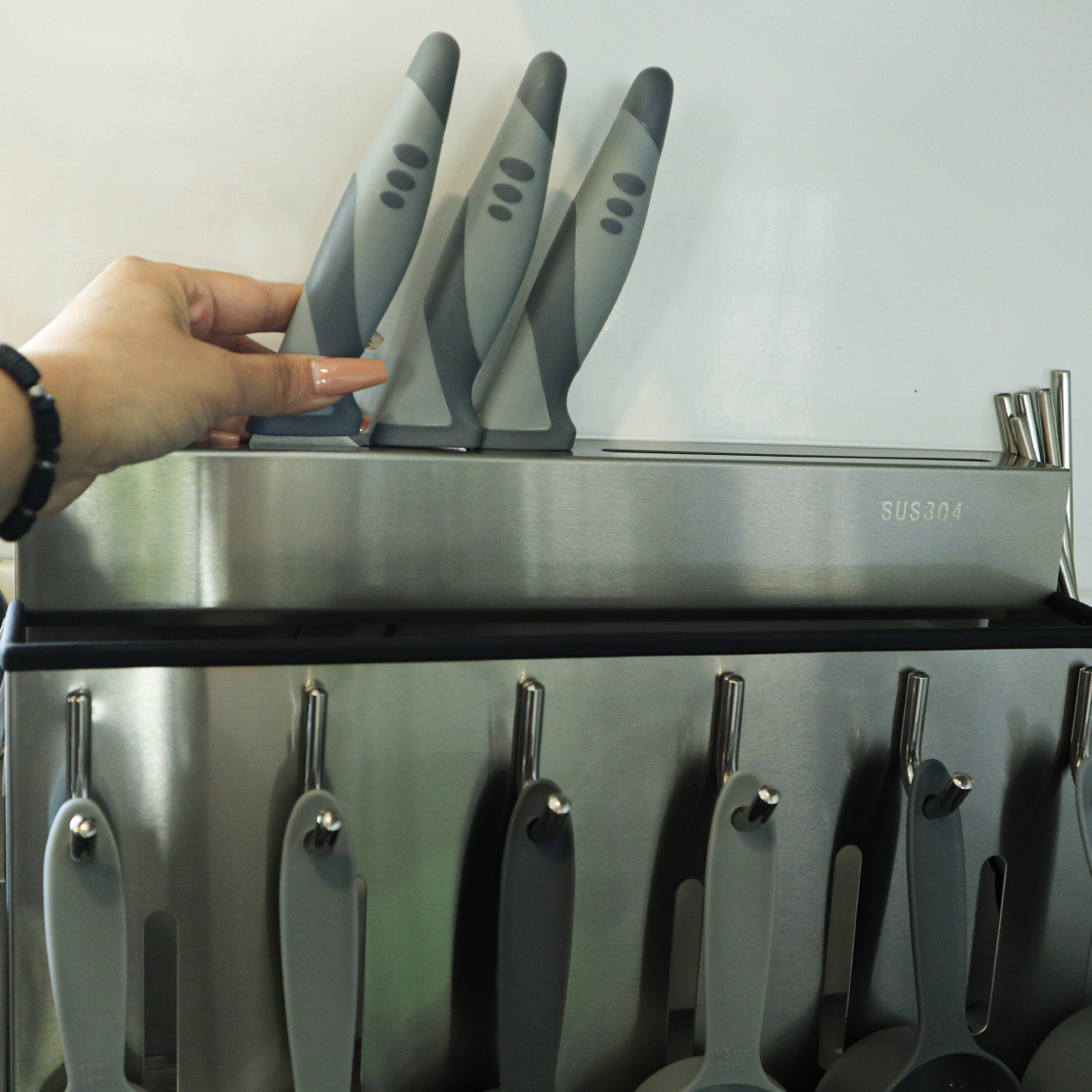 Estante Organizador De Utensilios De Cocina Multifuncional