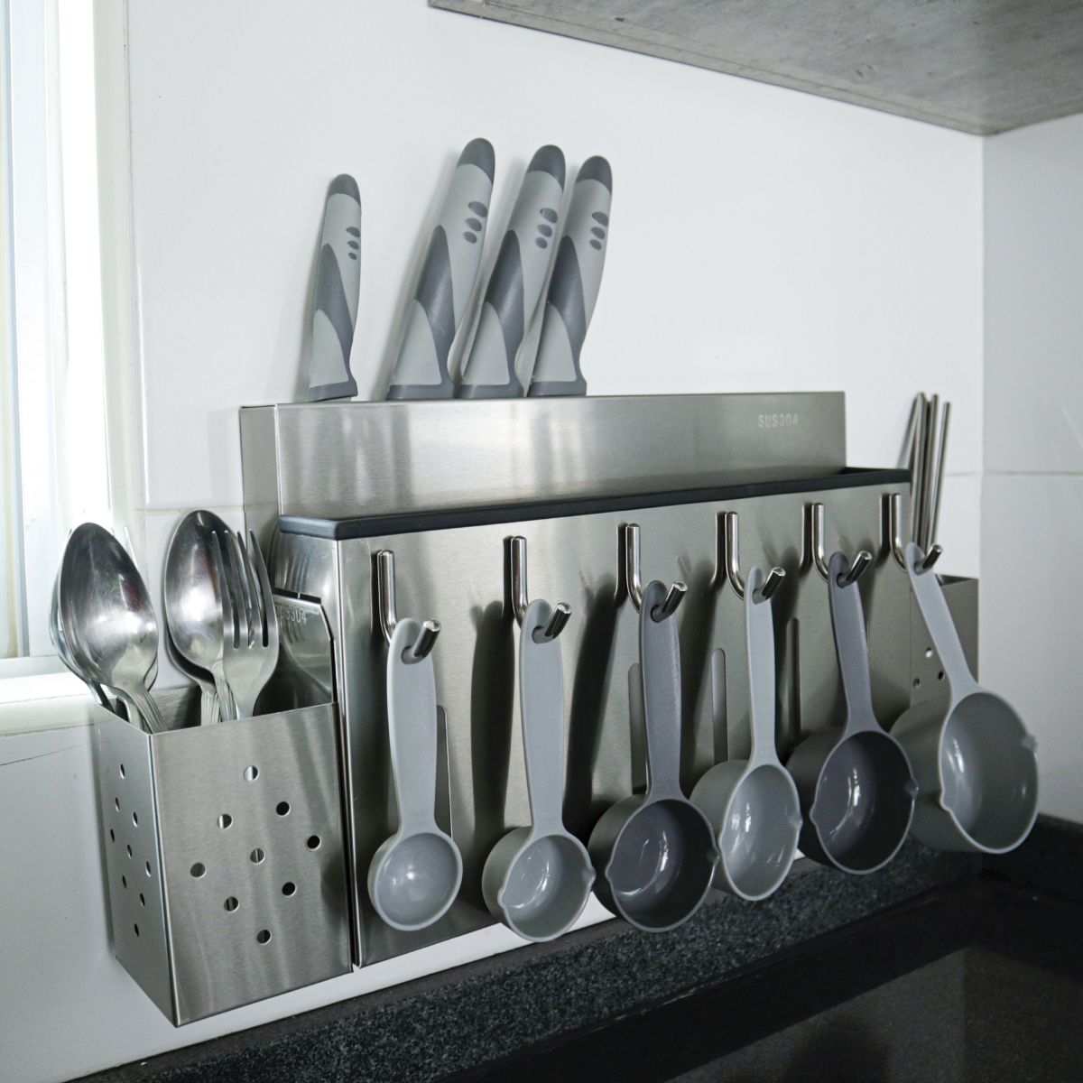 Estante Organizador De Utensilios De Cocina Multifuncional