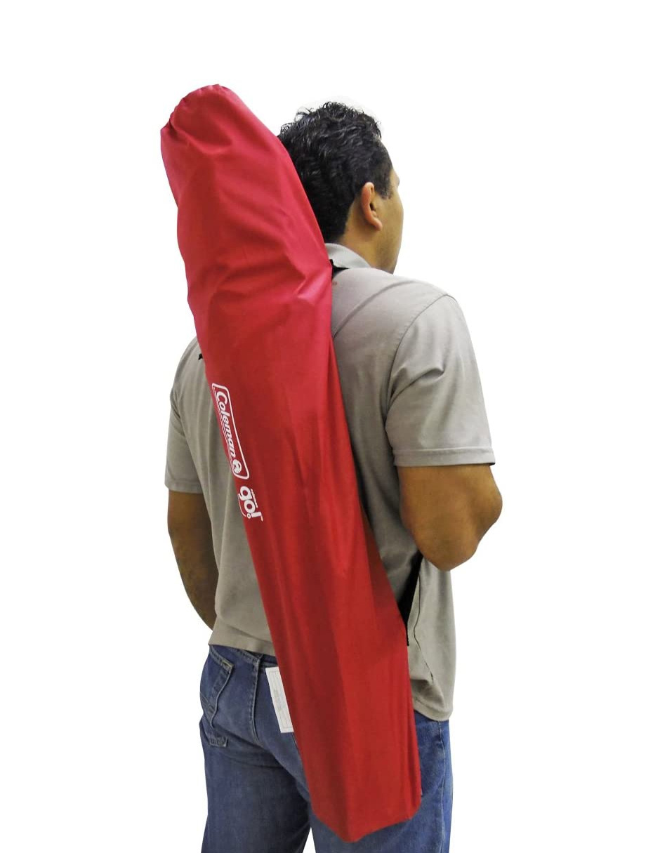 Silla Plegable Coleman Con Brazos, Color Rojo
