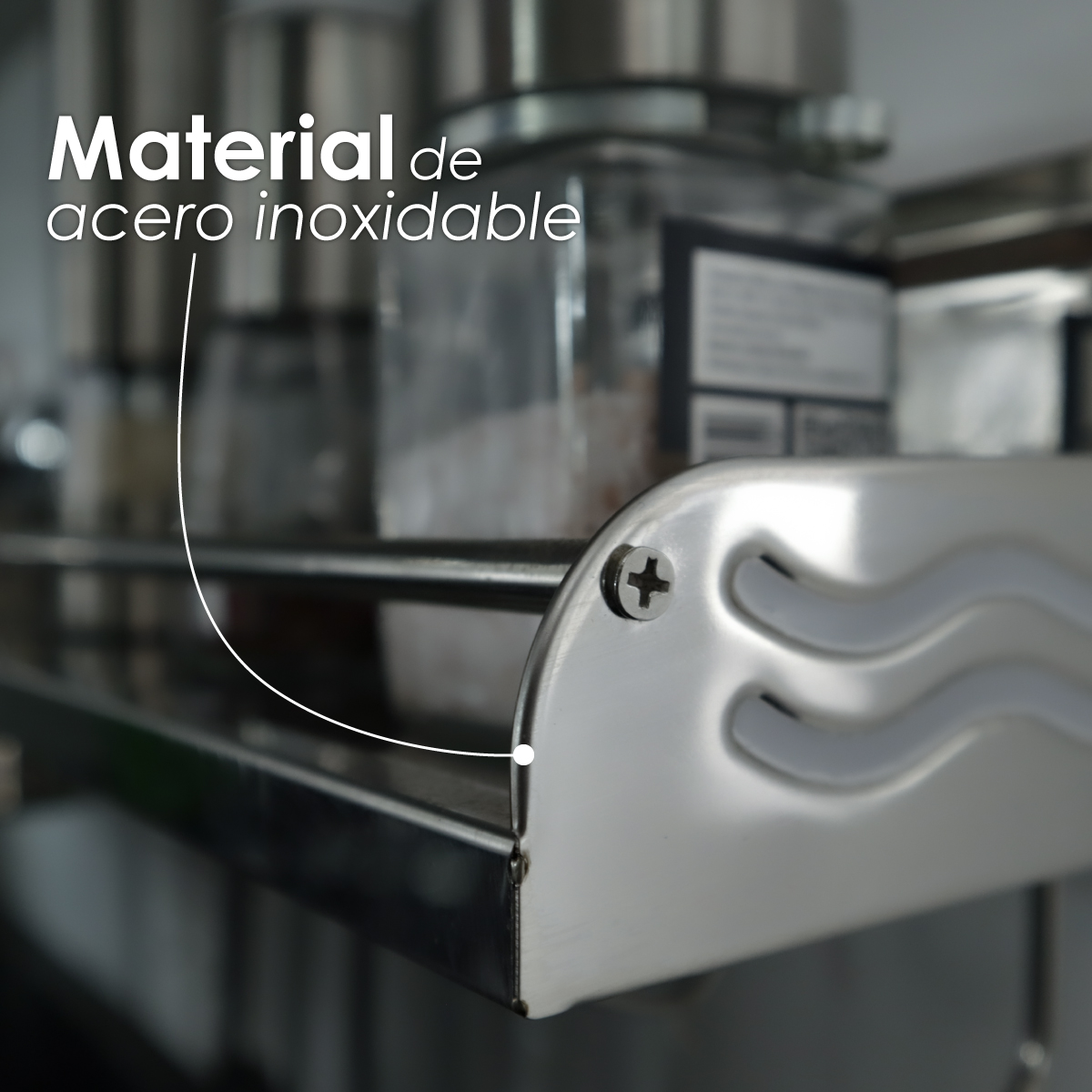 Estante Multifuncional De Cocina Para Pared Organizador 3 Vasos