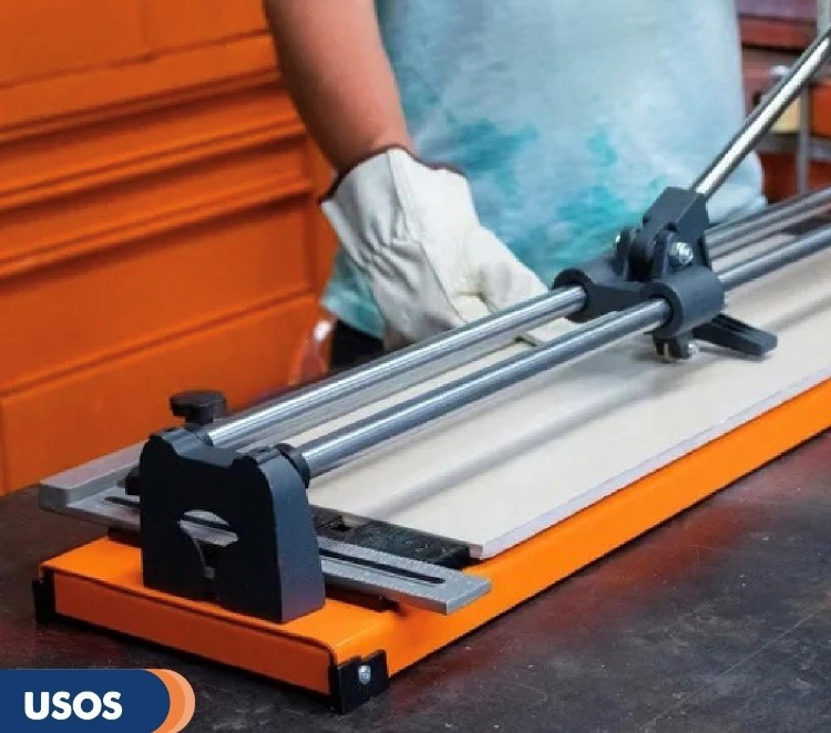 Cortadora Manual de Azulejo Loseta, piso Ceramico de 60 Cm Reforzada Truper CAZ-60