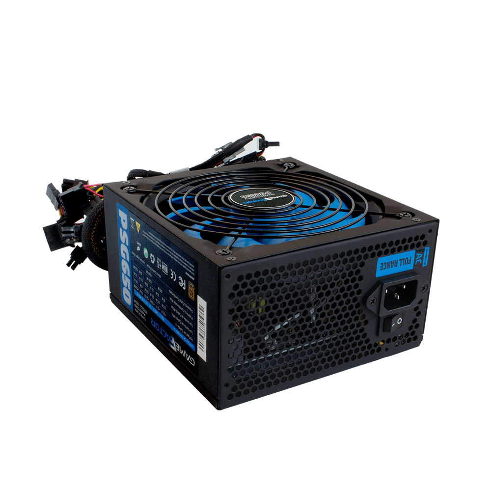 Fuente de Poder Game Factor 650 Watts Psg650 80 Plus Bronze ATX En-385896-1
