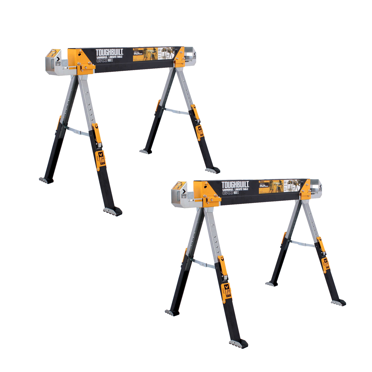 Toughbuilt Tb-c700-bse Burro De Trabajo (2pzas)