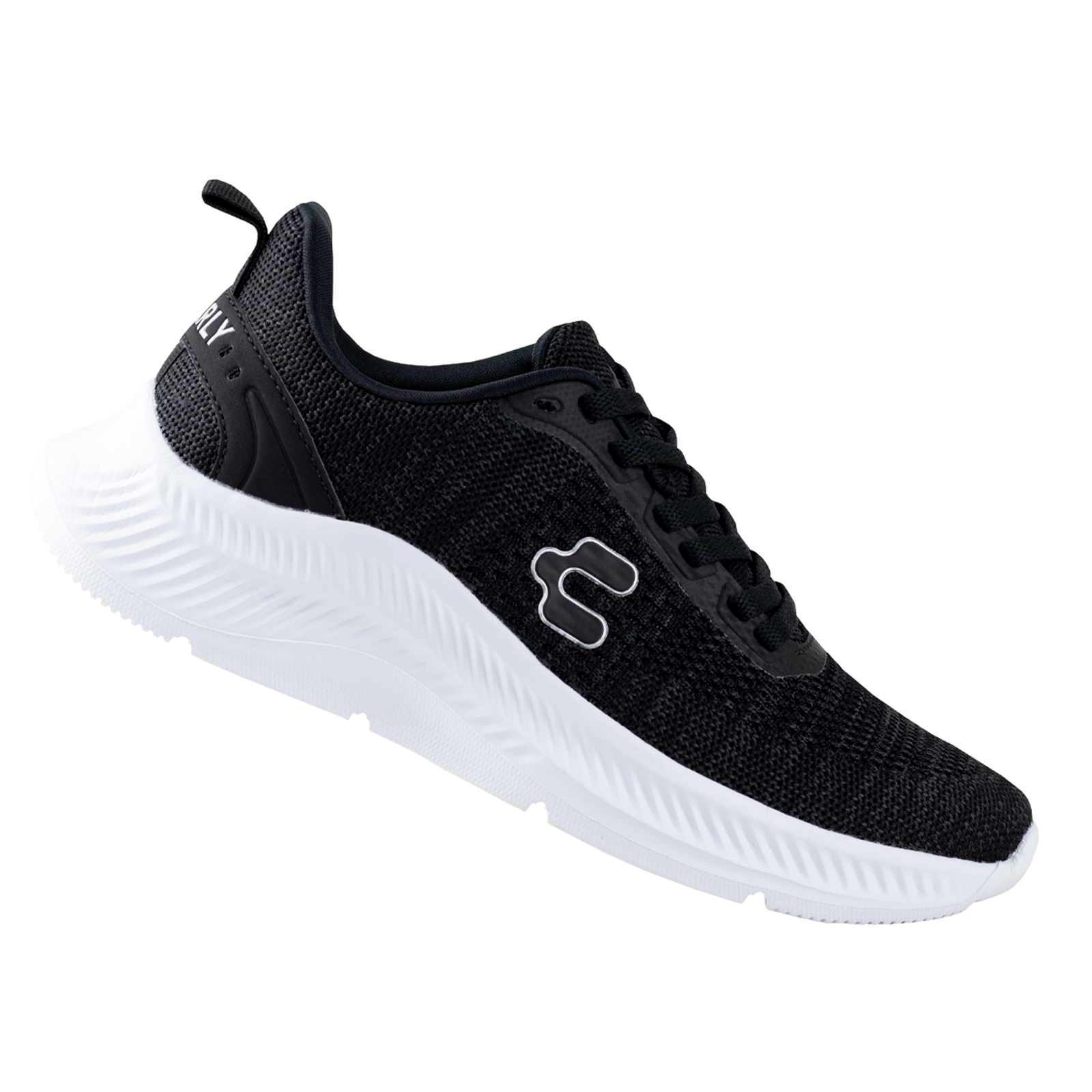 Tenis Charly Running Deportivo Caballero 1059082 Negro Blanco Original
