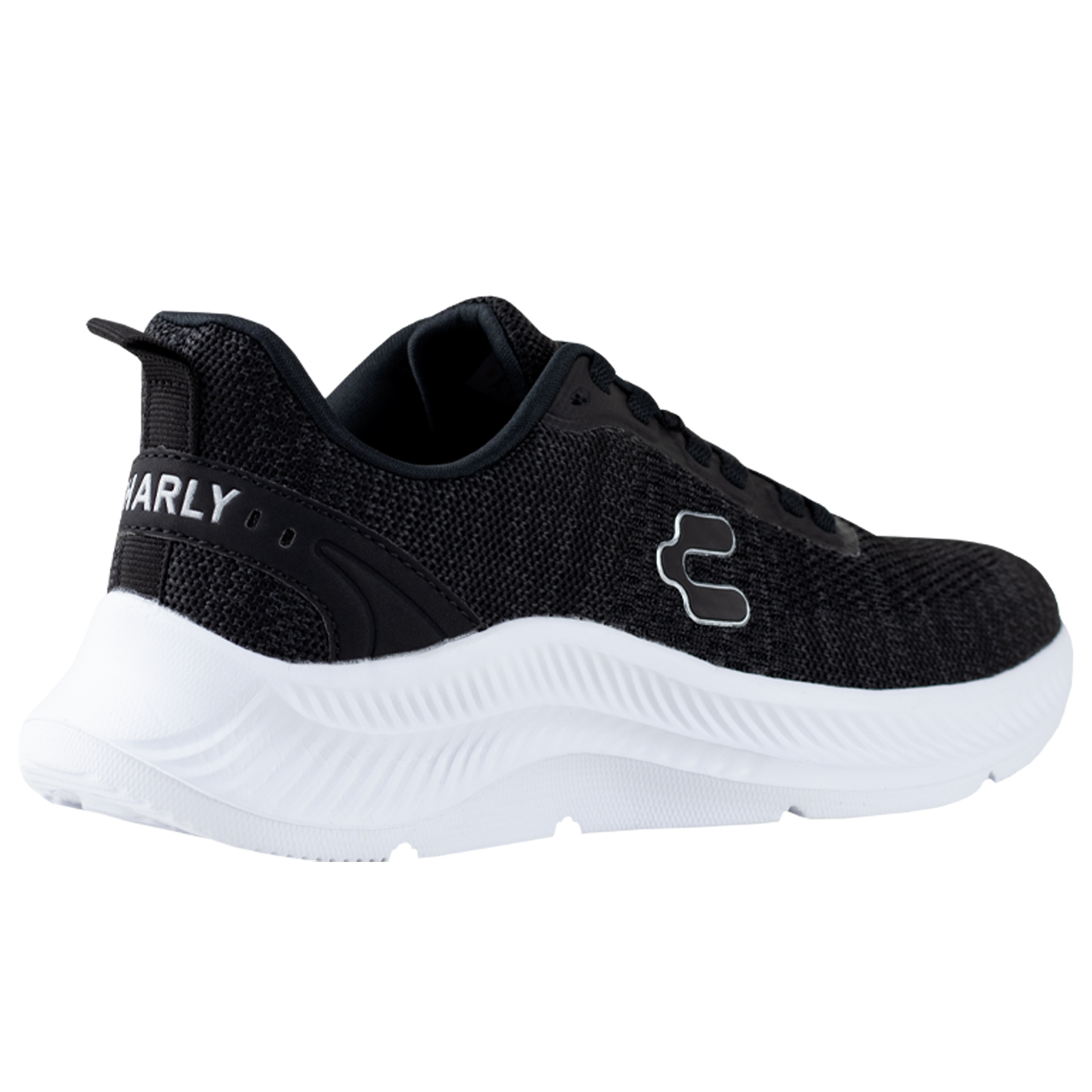 Tenis Charly Running Deportivo Caballero 1059082 Negro Blanco Original