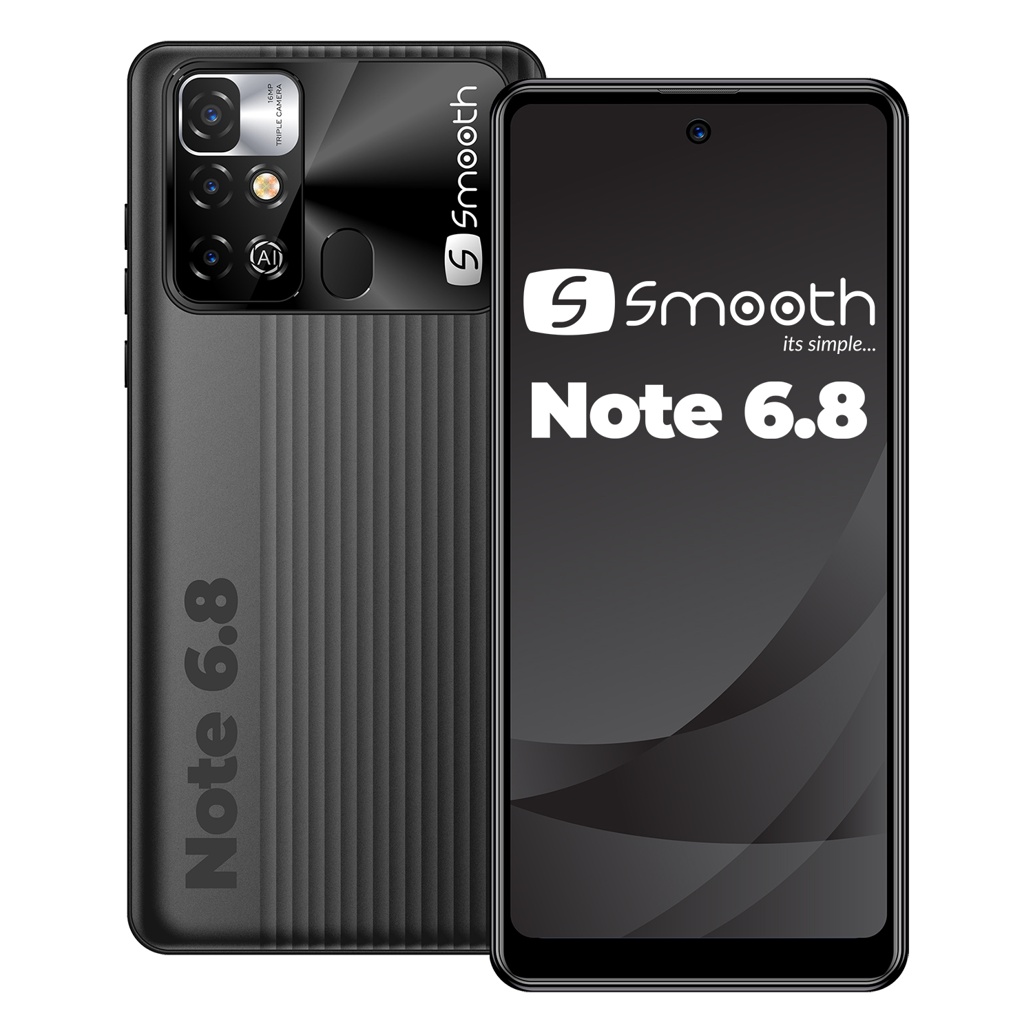 Celular Smooth note 6.8 64GB/4GB - Negro