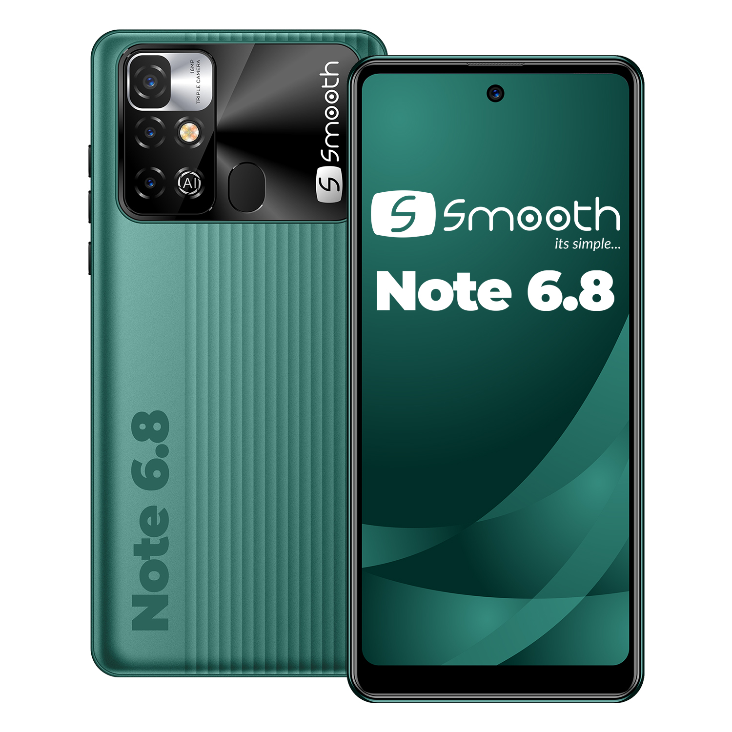 Celular Smooth note 6.8 64GB/4GB - Verde