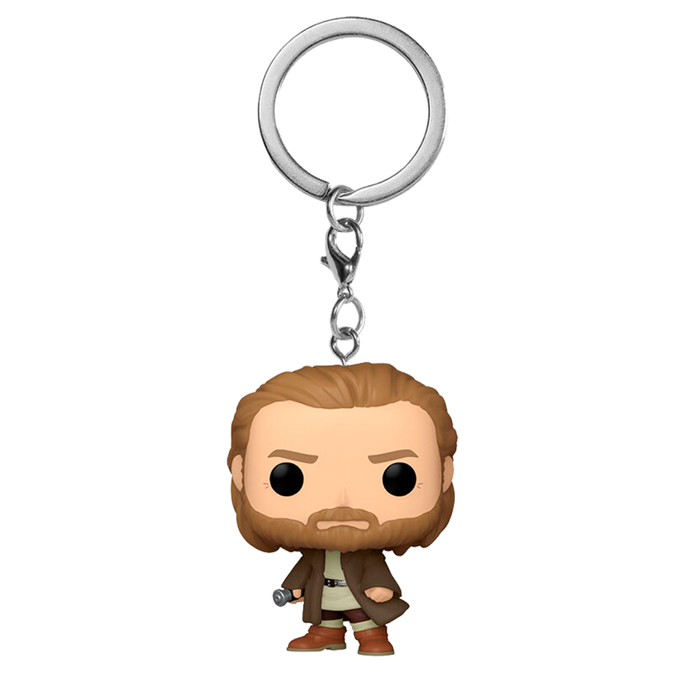 Funko Pop Llavero Obi Wan Kenobi Star Wars Serie Disney Figura Original