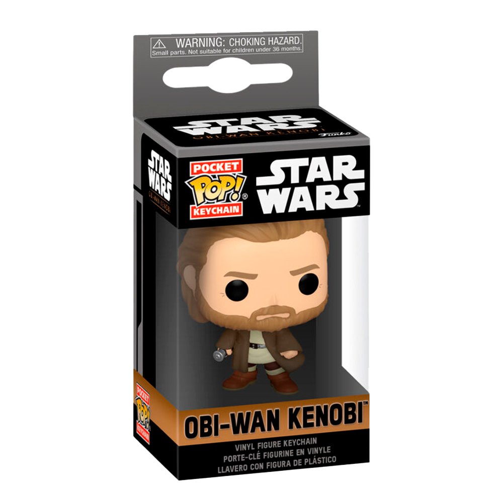 Funko Pop Llavero Obi Wan Kenobi Star Wars Serie Disney Figura Original