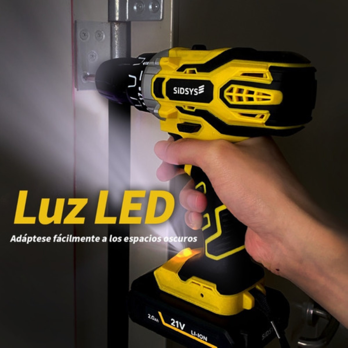 Taladros Inalámbricos Atornilladors Electrico 21v 2 Baterías