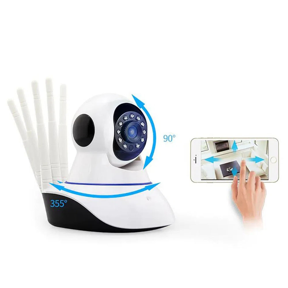 Cámara WiFi Robótica 360 Grados 5 Antenas
