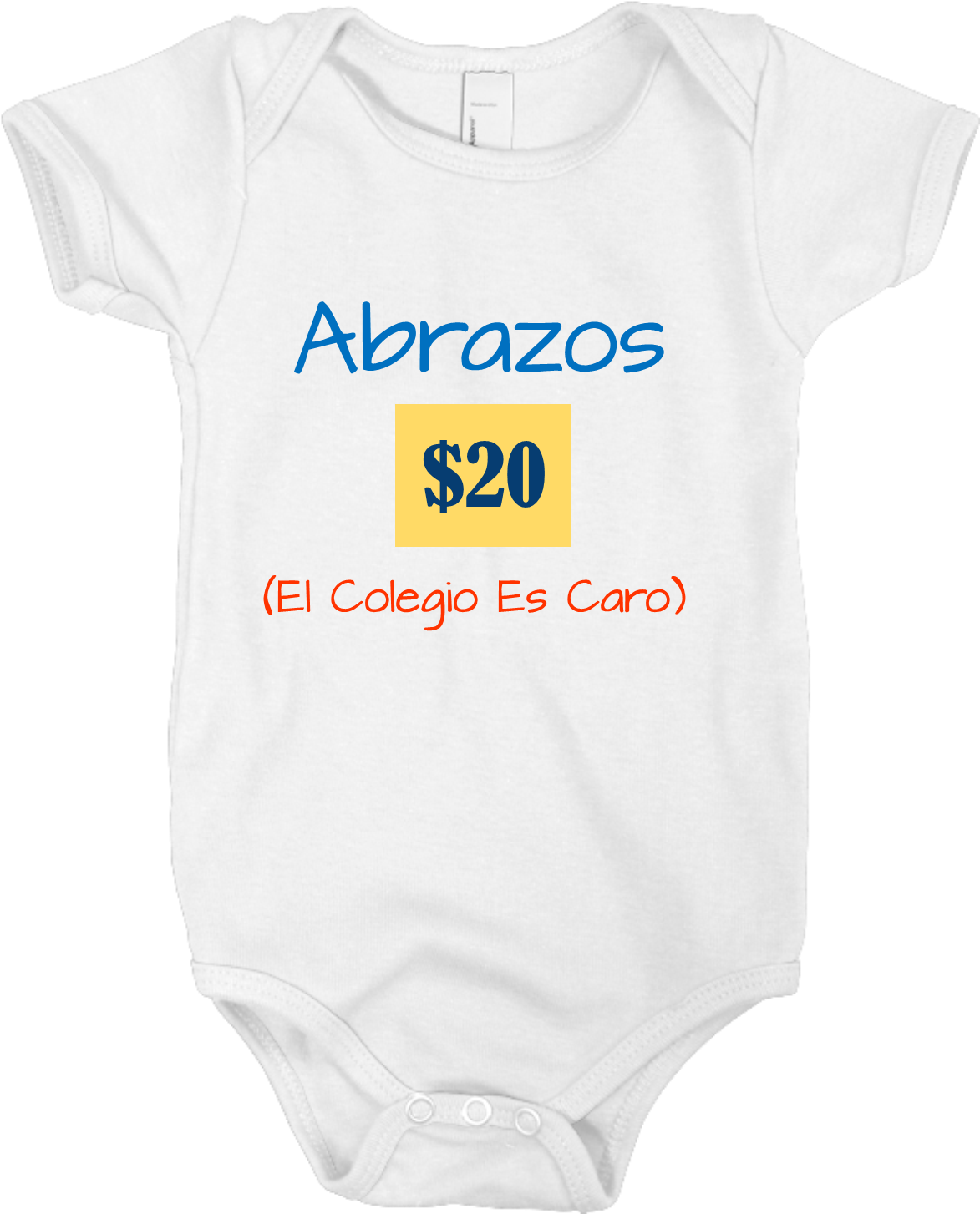 Pañalero Bebé Gracioso Body Impreso Manga Corta