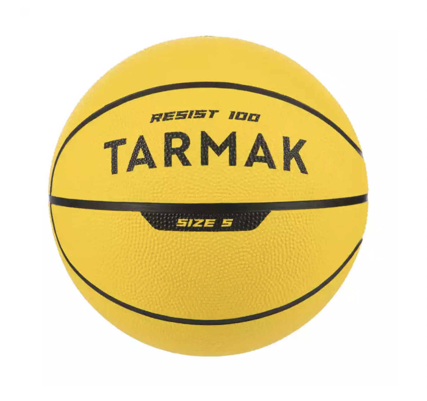 BALÓN DE BÁSQUETBOL R100 TALLA 5 AMARILLO