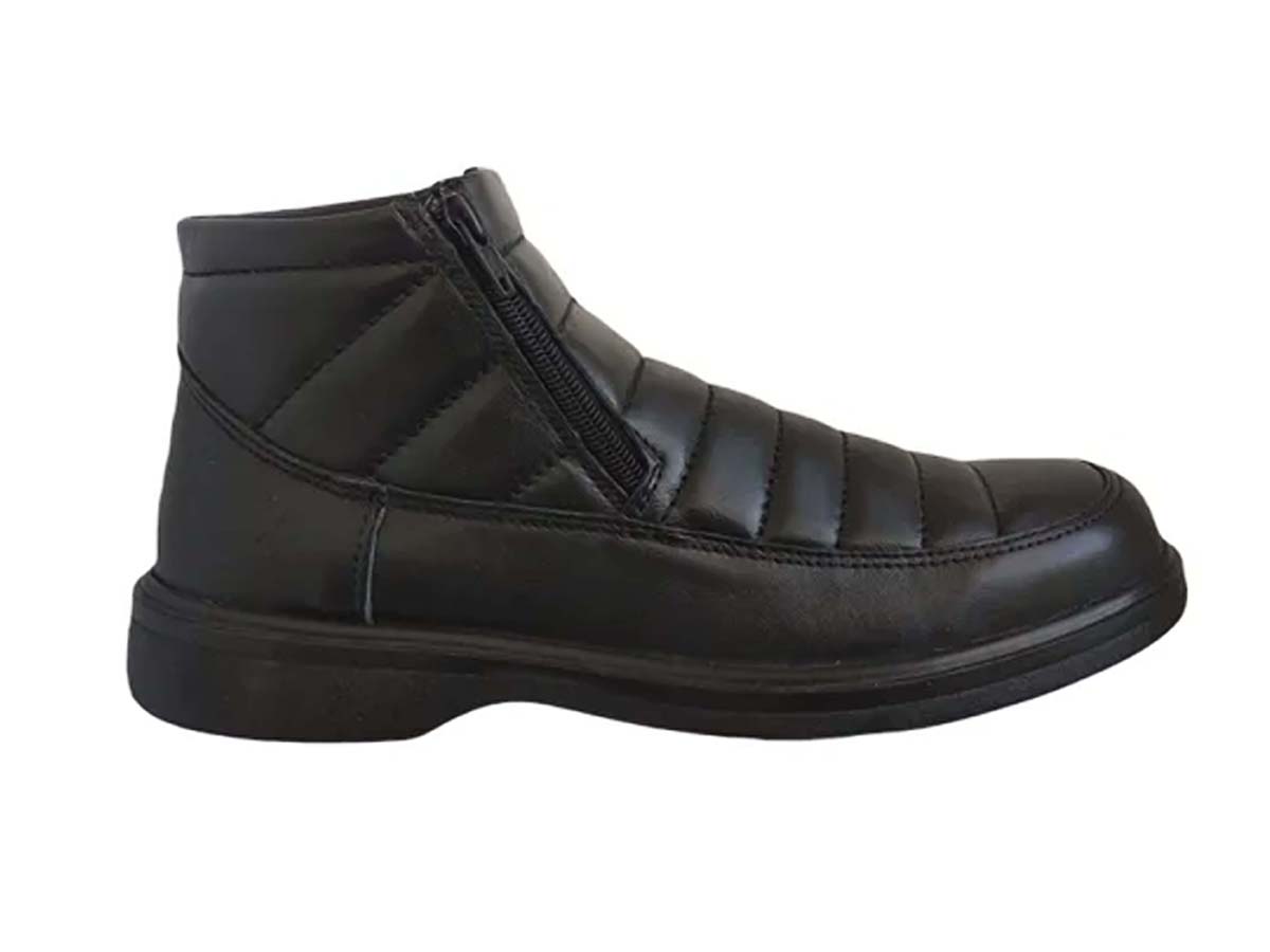 Zapato Botin Caballero Pie Delicado Confort 100% Piel Huella