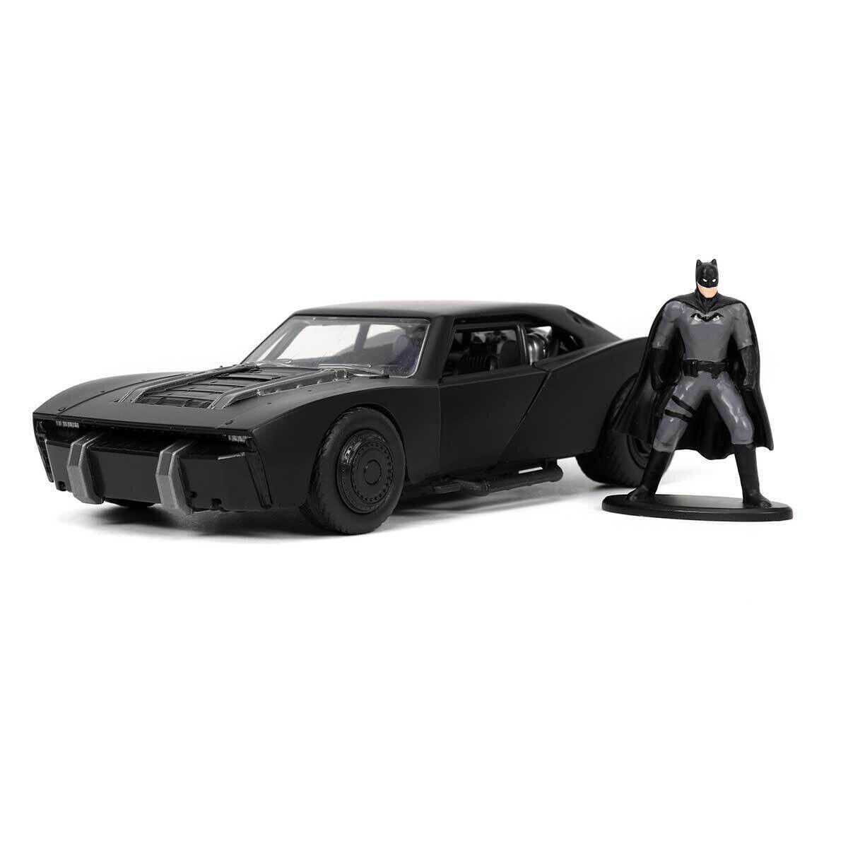 Batimovil 2022 con Figura Batman Pattinson DC Comics Jada Toys Escala 1:32