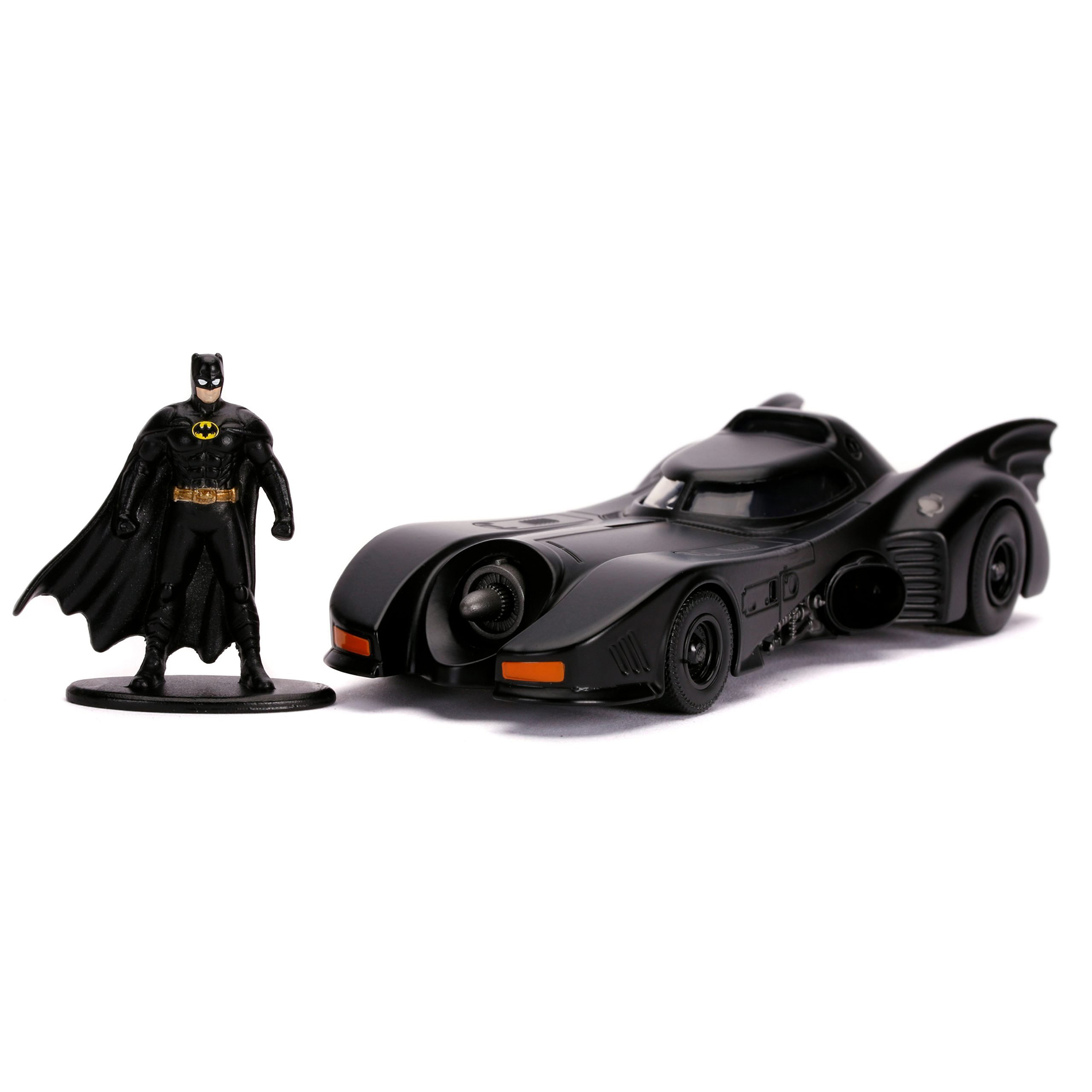 Batimovil 1989 Tim Burton  con Figura Batman Keaton Jada Toys Escala 1:32