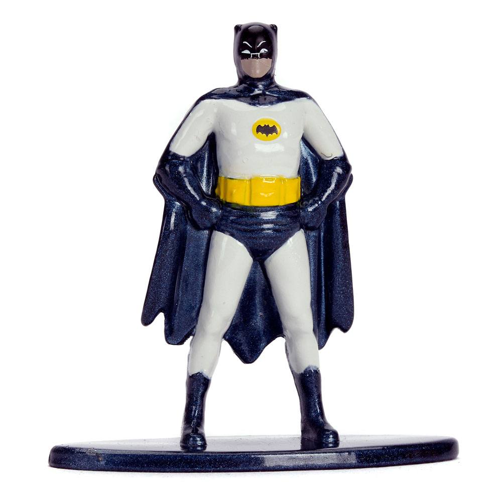 Batimovil TV Series Clasico 60 con Figura Batman Adam West DC Comics Jada Toys Escala 1:32