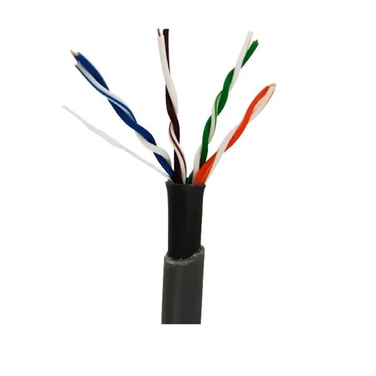 Bobina De 100mts Doble Forro Categoría 5e, Exterior