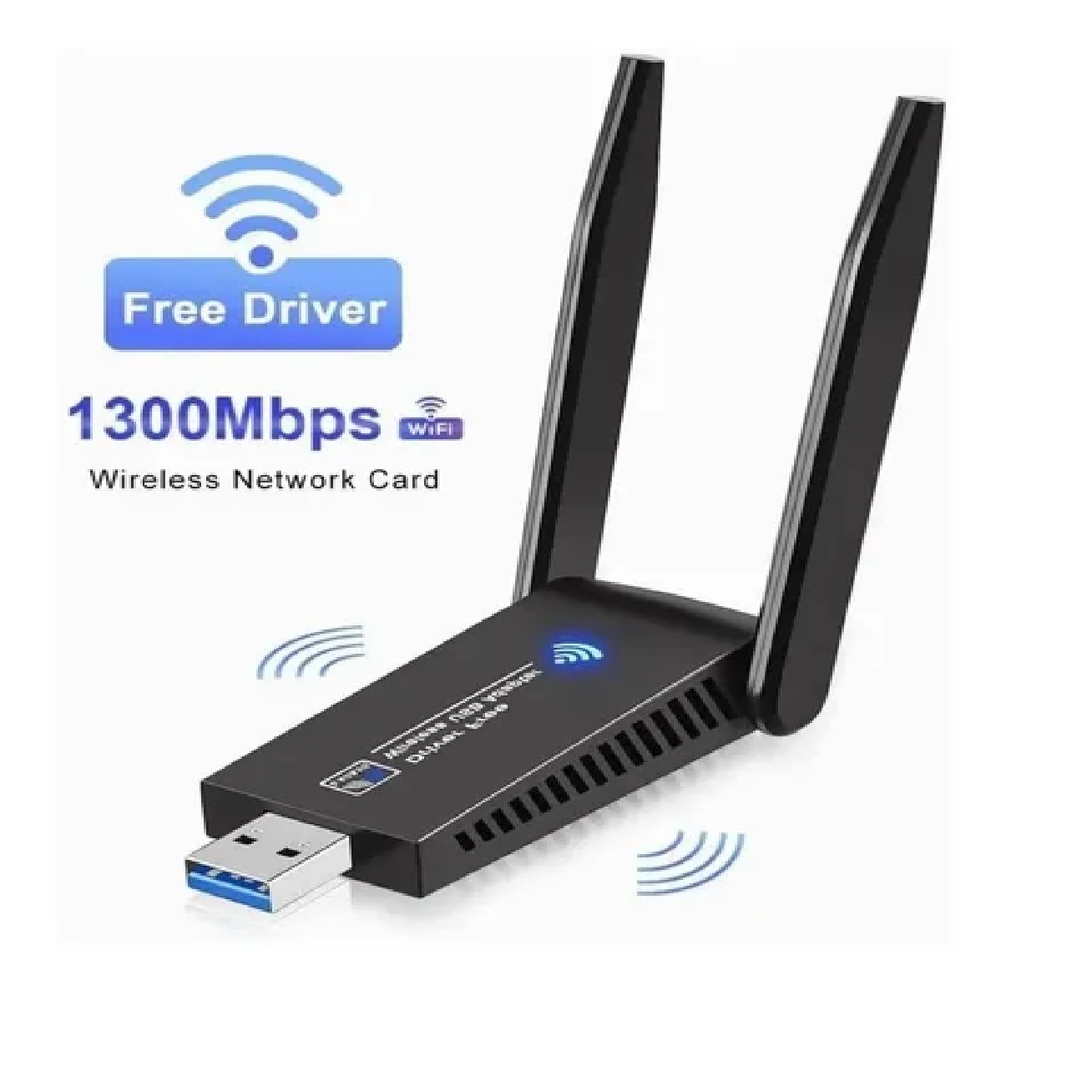 Antena Adaptadora Wifi Usb Para Laptop De 1300mbps