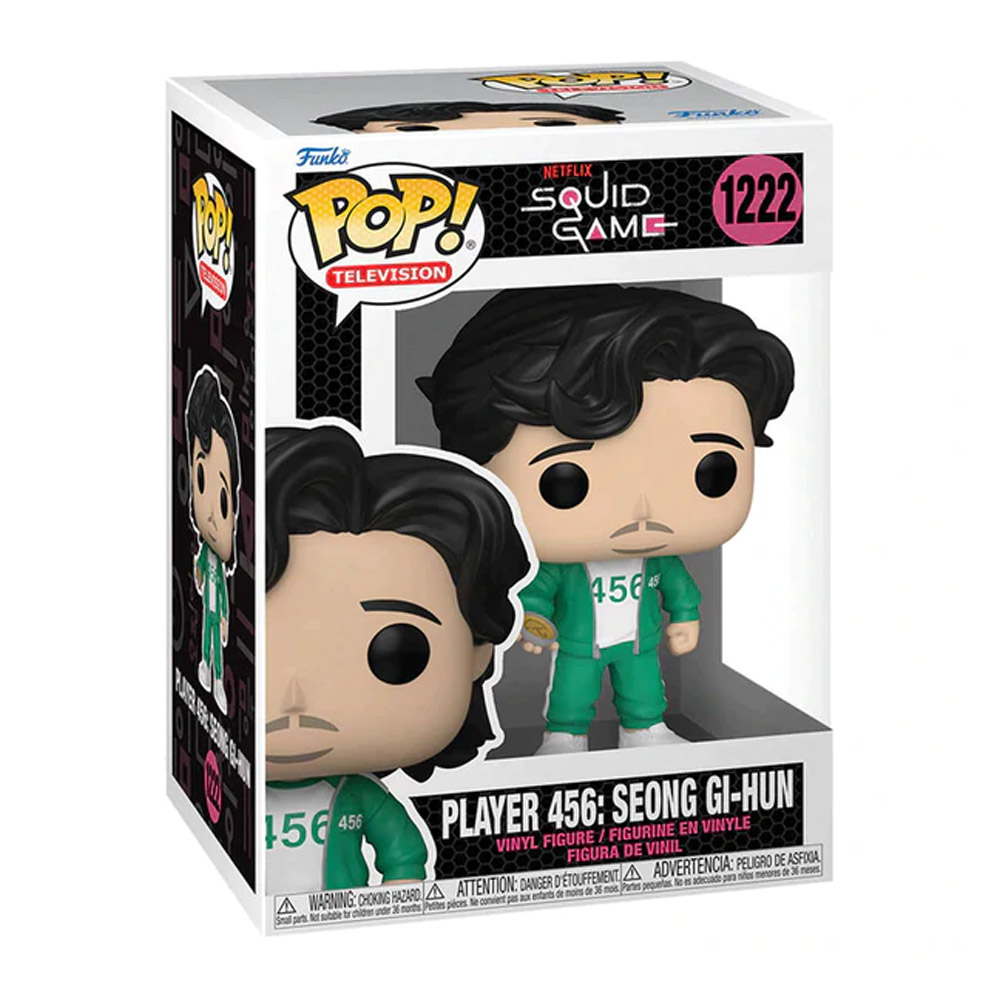 Funko Pop Player 456 Seong Gi-Hun 1222 Netflix Squid Game Juego del Calamar