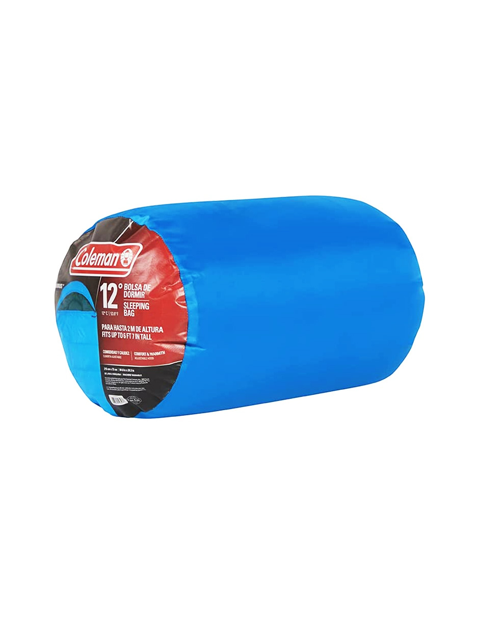 Sleeping Bag Individual Coleman Cirrus, C/gorro, 12c, Azul
