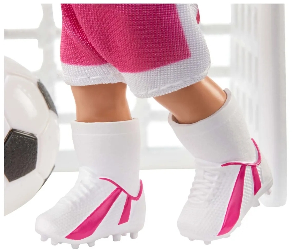 MUÑECA BARBIE CAREERS ENTRENADORA DE FUTBOL RUBIA 