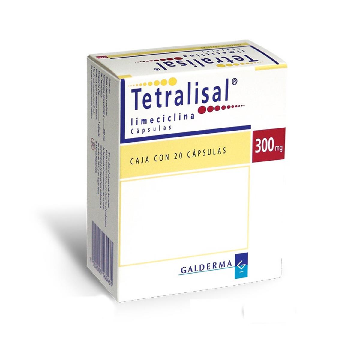 Tetralisal 300 Mg. 20 Cap