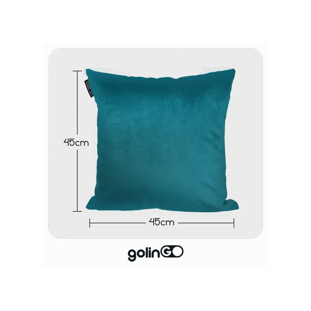 Set Fundas Cojines Decorativos Sala Terciopelo Lujo Sofá 2pz