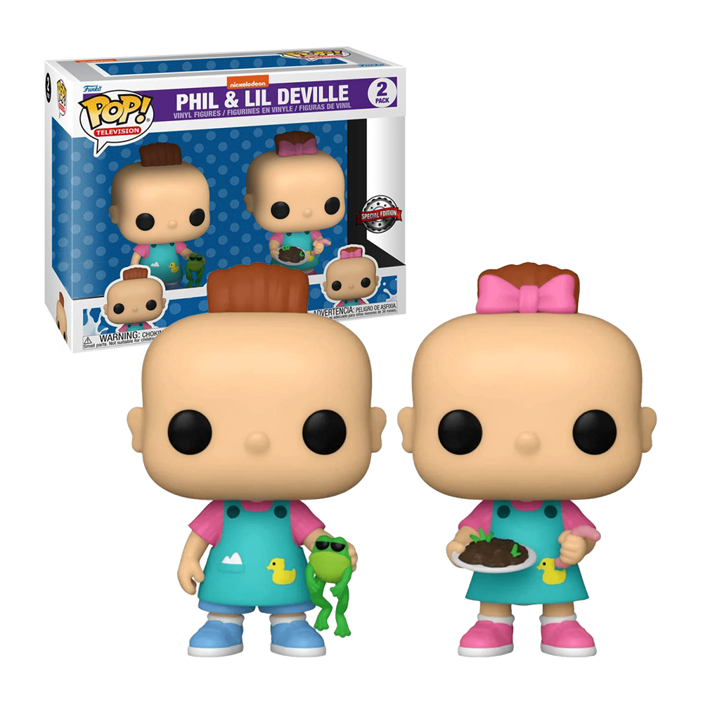 Funko Pop Phily Y Lily Paquete 2 Piezas Rugrats Nickelodeon Figura Original