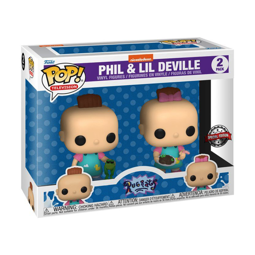 Funko Pop Phily Y Lily Paquete 2 Piezas Rugrats Nickelodeon Figura Original